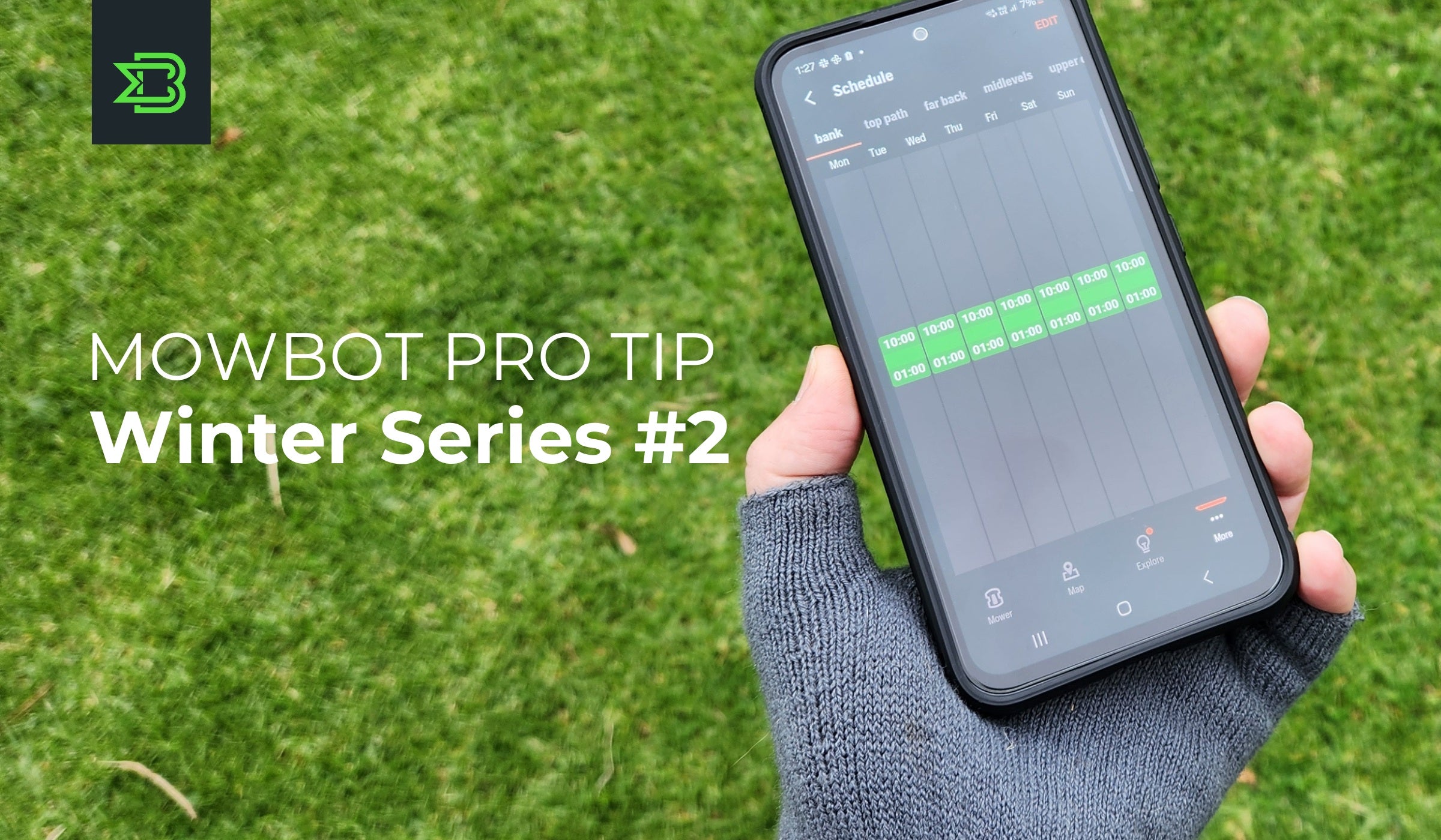 Winter Tip #2 - Robotic Mower Schedules & Lawn Growth